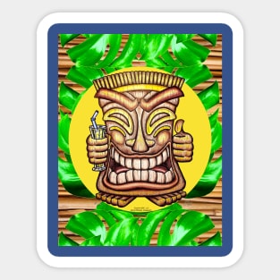 Happy Tiki #1 Sticker